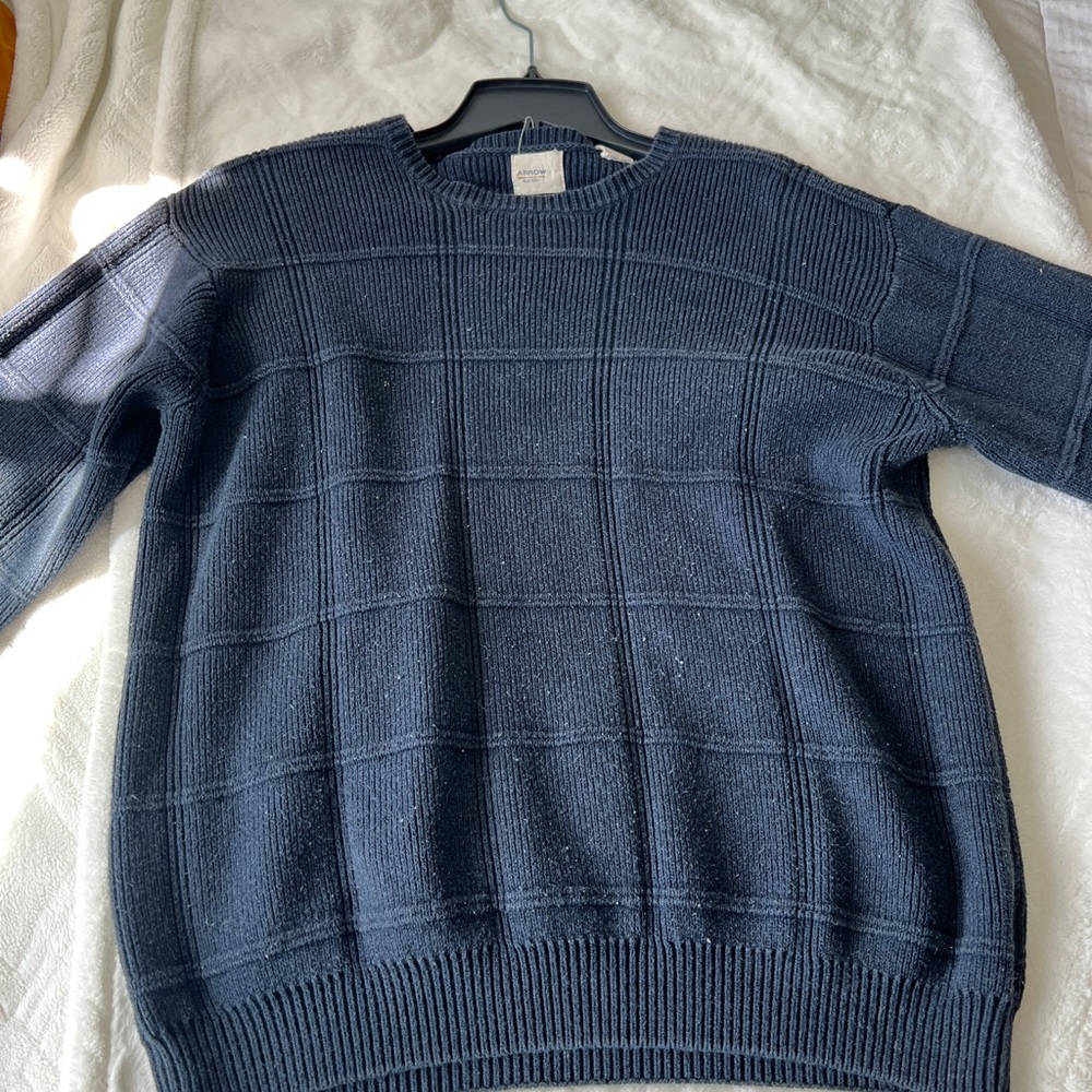 Oversized navy sweater